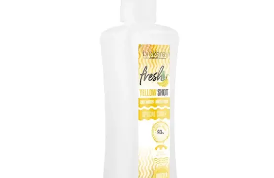 Salerm Cosmetics Biokera Natura Fresh Yellow Shot Curly Booster Gel Activador de Rizos 300ml